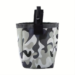 Pet Mini Outdoor Training Bag Dog Snack Bag Camo Pattern