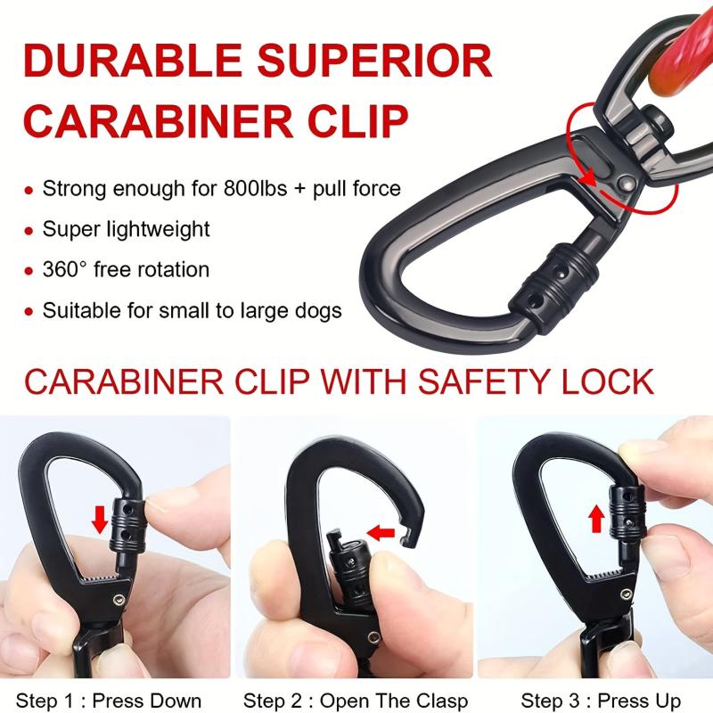 15M Reflective Steel Cable Dog Leash for Dogs Up To 113 4 KG