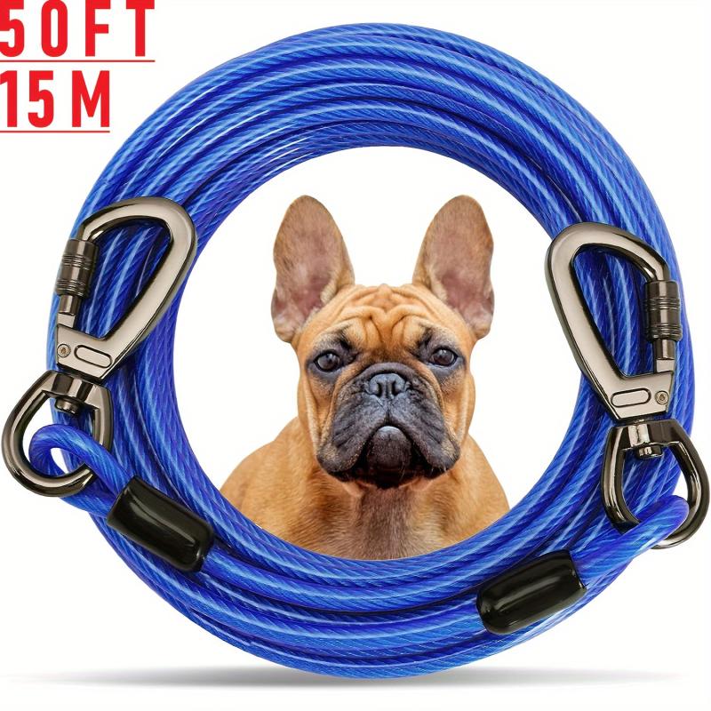 15M Reflective Steel Cable Dog Leash for Dogs Up To 113 4 KG
