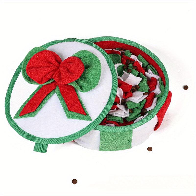 Dog Christmas Gift Toy Pet Sniff Pad Puzzle Hidden Food Play Game Puzzle Toys