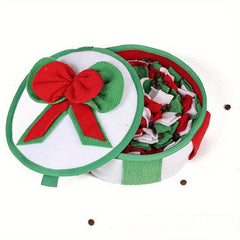 Dog Christmas Gift Toy Pet Sniff Pad Puzzle Hidden Food Play Game Puzzle Toys