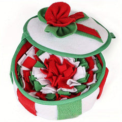 Dog Christmas Gift Toy Pet Sniff Pad Puzzle Hidden Food Play Game Puzzle Toys