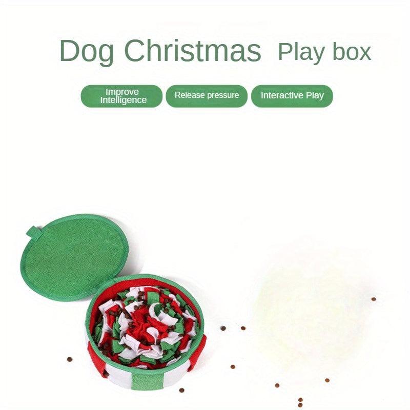 Dog Christmas Gift Toy Pet Sniff Pad Puzzle Hidden Food Play Game Puzzle Toys