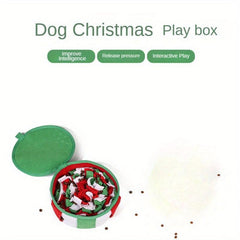 Dog Christmas Gift Toy Pet Sniff Pad Puzzle Hidden Food Play Game Puzzle Toys