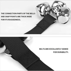 Adjustable Dog Doorbells Puppy Bells for Easy Training