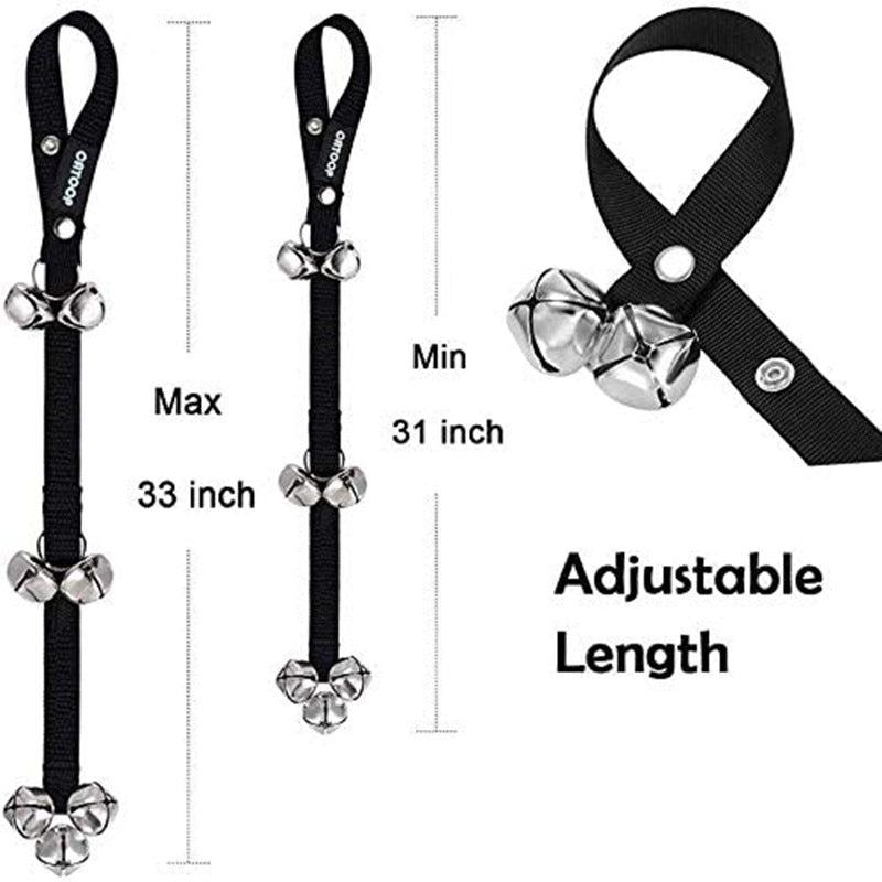Adjustable Dog Doorbells Puppy Bells for Easy Training