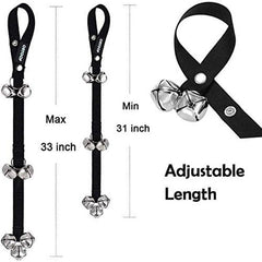 Adjustable Dog Doorbells Puppy Bells for Easy Training