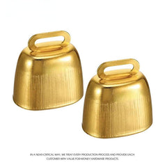 Retro Style Dog Training Bell Metal Cow Bell Pendant