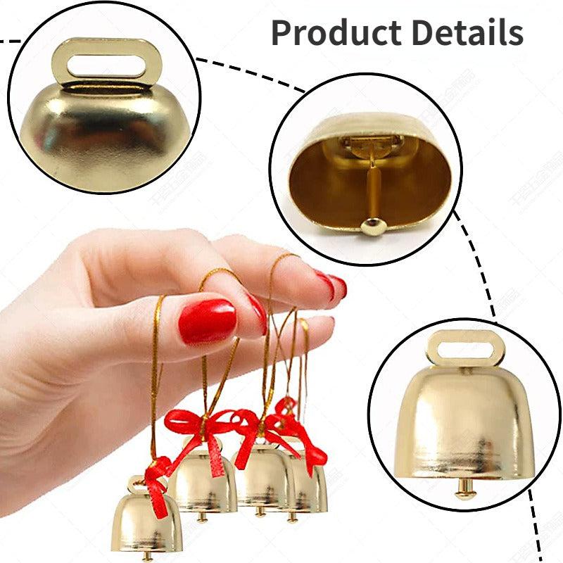 Retro Style Dog Training Bell Metal Cow Bell Pendant