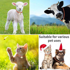 Retro Style Dog Training Bell Metal Cow Bell Pendant