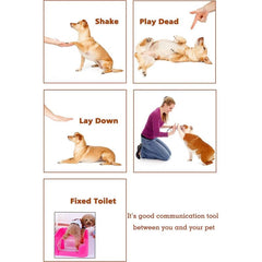 2pcs Dog Training Clicker With Wrist Strap Professional