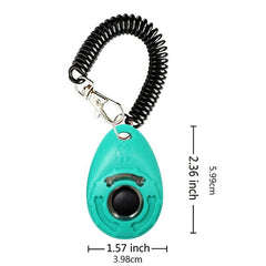 2pcs Dog Training Clicker With Wrist Strap Professional