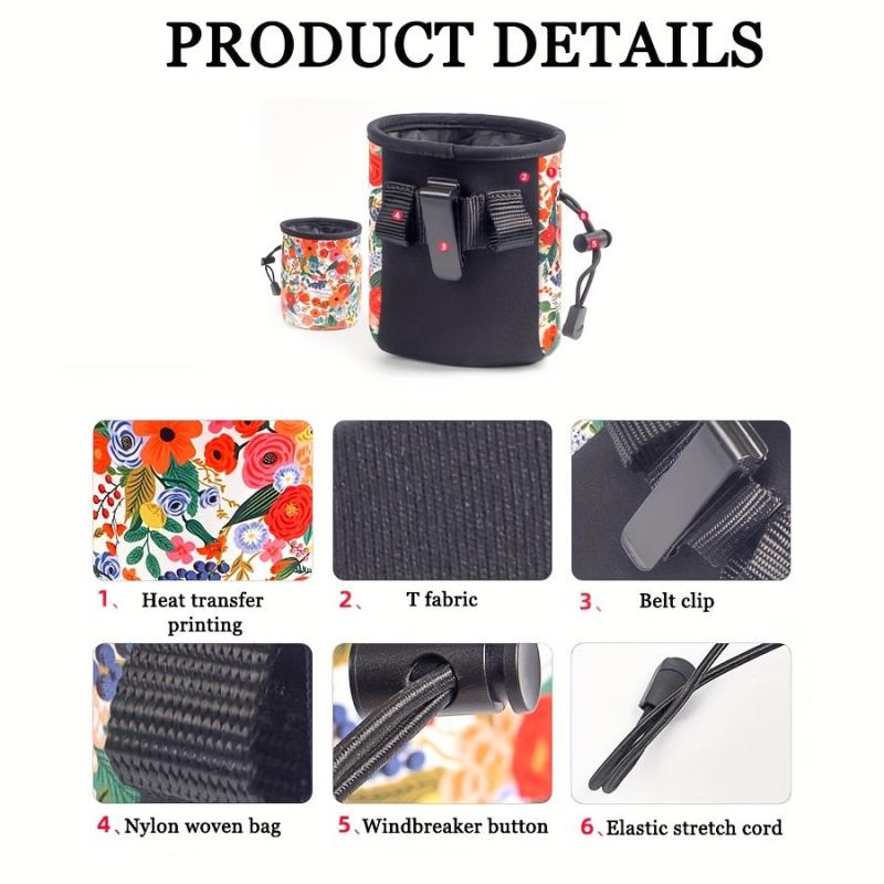 Dog Treat Pouch Dog Training Bag Multifunctional Large Capacity Pet Snack Bag