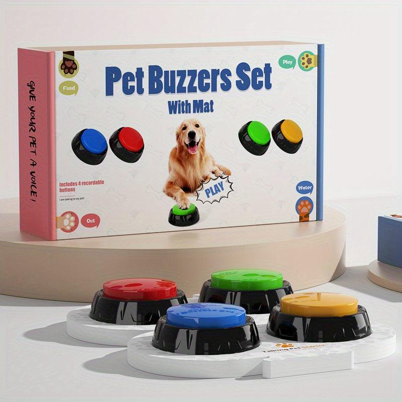 Recordable Talking Buttons for Pet Training - Train Your Pets Easily