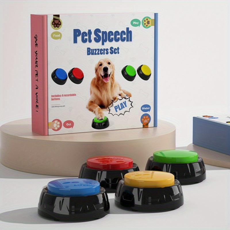 Recordable Talking Buttons for Pet Training - Train Your Pets Easily