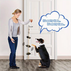 Dog Door Bells For Potty Training Durable Cotton Rope Hand Woven Dog Doorbell