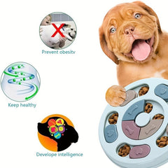 Slow Feeder Plate Cat Dog Bowl Interactive Puzzle Toy