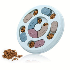 Slow Feeder Plate Cat Dog Bowl Interactive Puzzle Toy