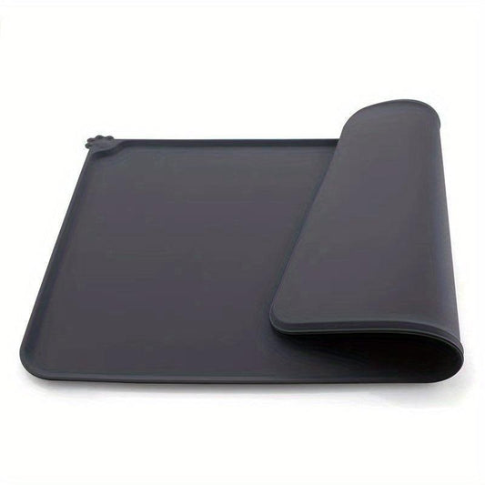 Silicone Pet Food Mat No Spill Non slip Cat Feeding Mat