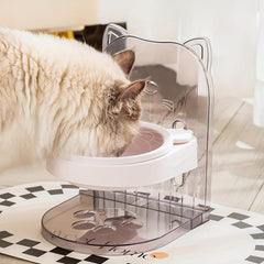 Adjustable Vertical Cat Bowl for Food and Water