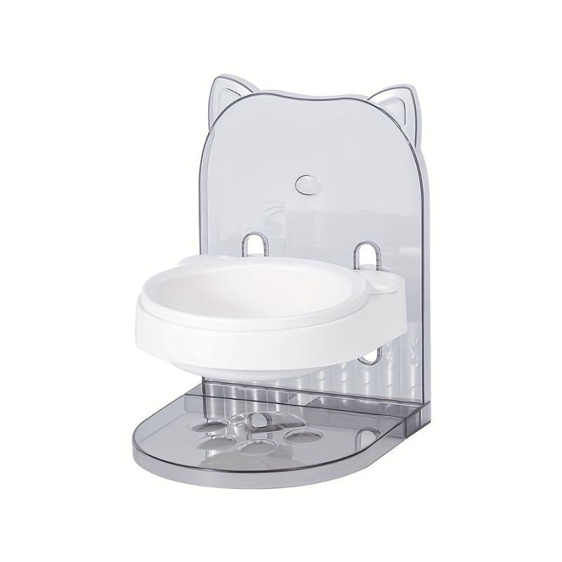 Adjustable Vertical Cat Bowl for Food and Water