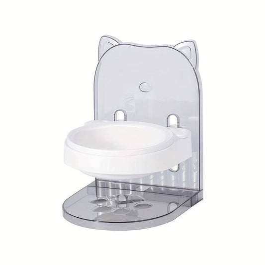 Adjustable Vertical Cat Bowl for Food and Water