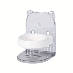 Adjustable Vertical Cat Bowl for Food and Water