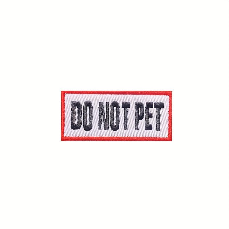 Service Dog Training Patches Do Not Pet Vest Patches