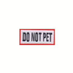 Service Dog Training Patches Do Not Pet Vest Patches