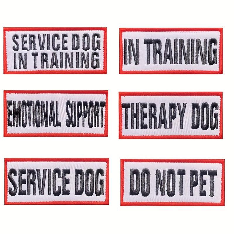 Service Dog Training Patches Do Not Pet Vest Patches