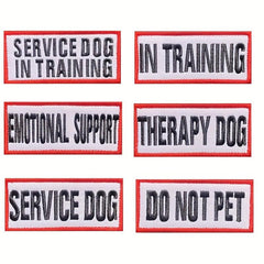 Service Dog Training Patches Do Not Pet Vest Patches