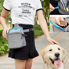 Large Capacity Dog Training Bag Pet Snack Waist Bag Dirt Resistant