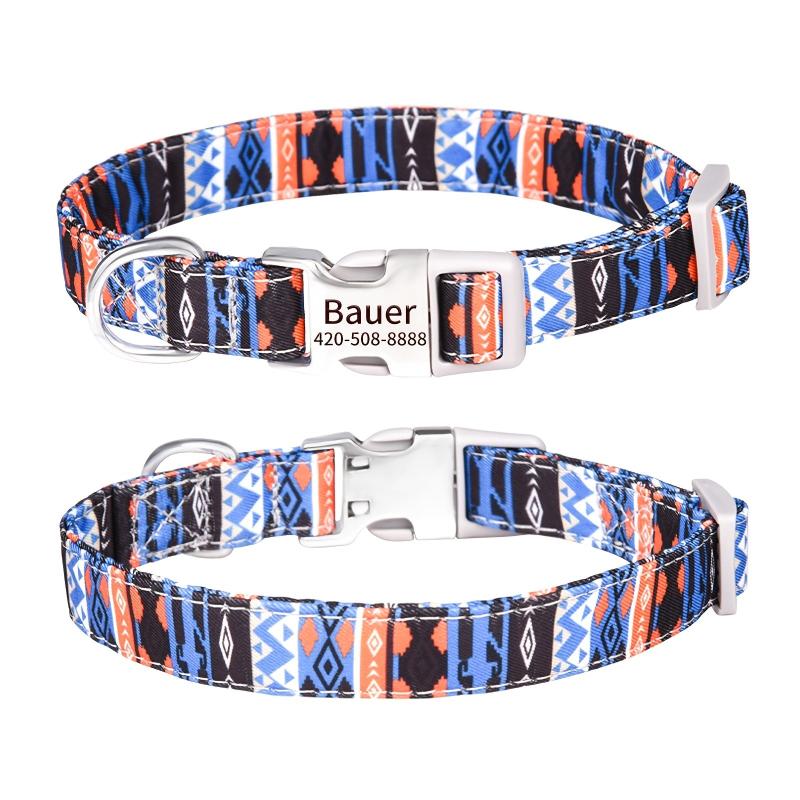 Personalized Engraved Double Layer Dog Collar