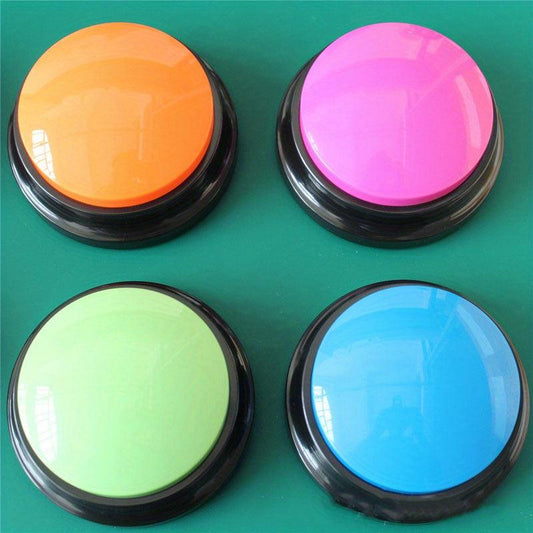 4pcs Pet Communication Button Dog Sound Box Training Talking Toy