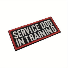 Service Dog Training Patches for Pet Harness Collar Embroidered Pet Vest Patches