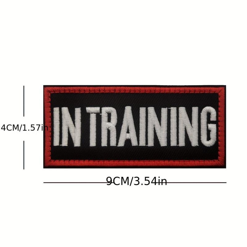 Service Dog Training Patches for Pet Harness Collar Embroidered Pet Vest Patches
