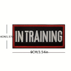 Service Dog Training Patches for Pet Harness Collar Embroidered Pet Vest Patches