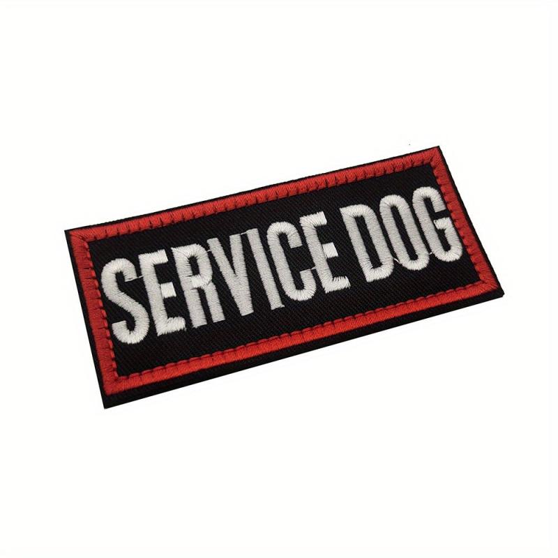 Service Dog Training Patches for Pet Harness Collar Embroidered Pet Vest Patches