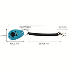 2pcs Dog Training Clicker Wrist Strap Sound Toy Button Marker
