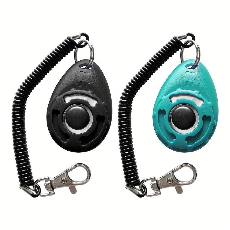 2pcs Dog Training Clicker Wrist Strap Sound Toy Button Marker