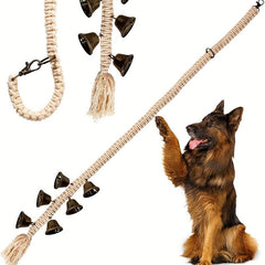 Dog Training Bell Pet Door Bell Hanging Rope Training Dog Bell