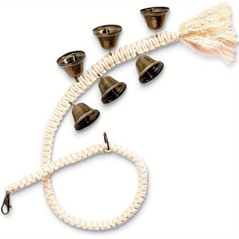 Dog Training Bell Pet Door Bell Hanging Rope Training Dog Bell