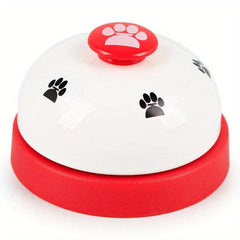Pet Training Bell Footprint Printed Dinner Bell Dog Training Bell