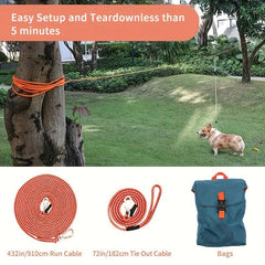 Dog Training Rope For Walking Camping Swimming Pet Traction Rope