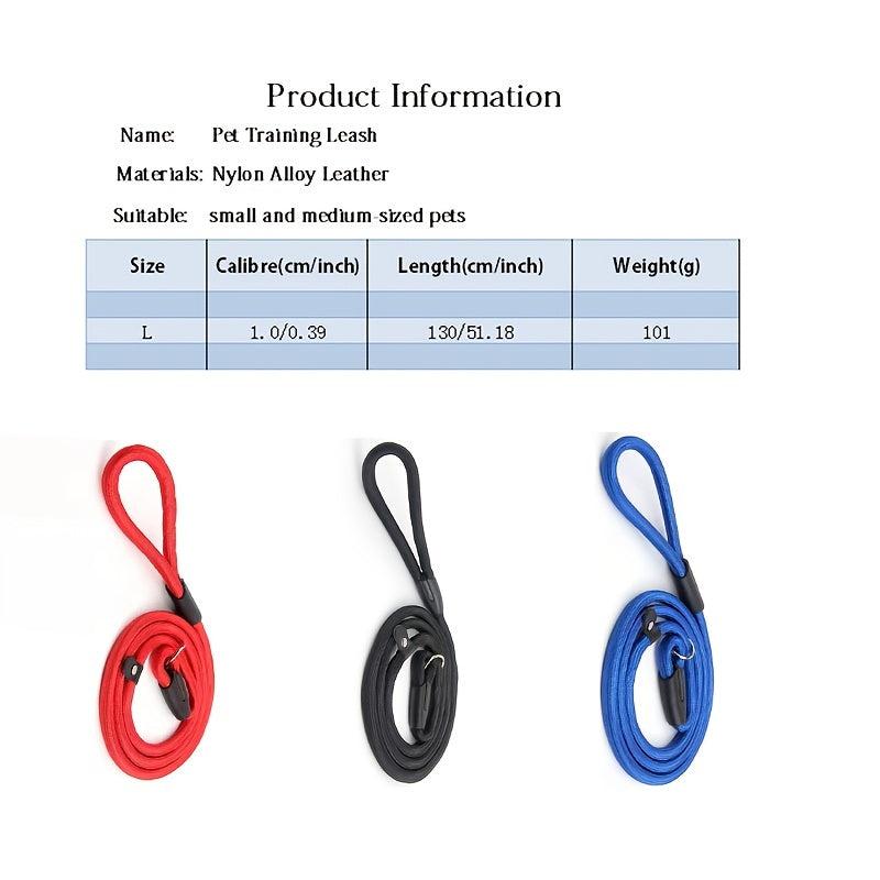 Durable Dog Training Lead Leash Rope for Outdoor Walking Training