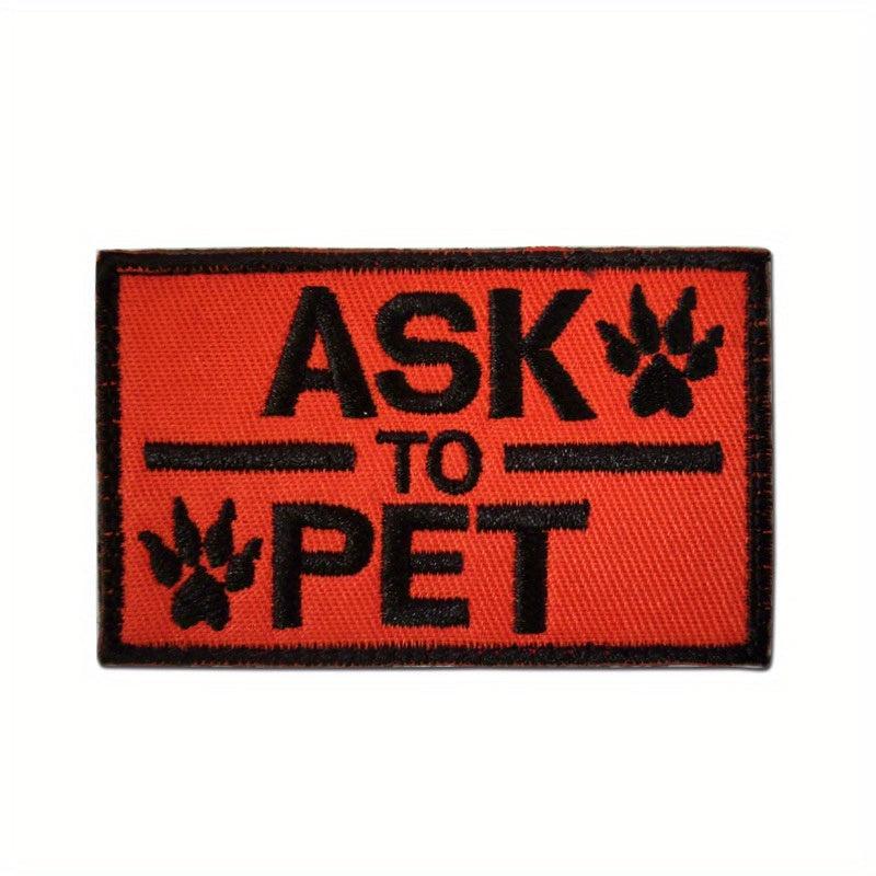 Personalized Embroidered Tactical Patch for Dog Harness - Enhance Safety