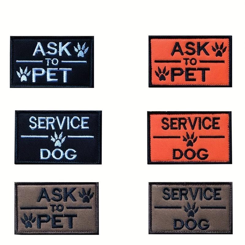 Personalized Embroidered Tactical Patch for Dog Harness - Enhance Safety