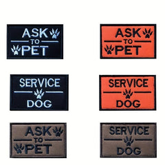 Personalized Embroidered Tactical Patch for Dog Harness - Enhance Safety