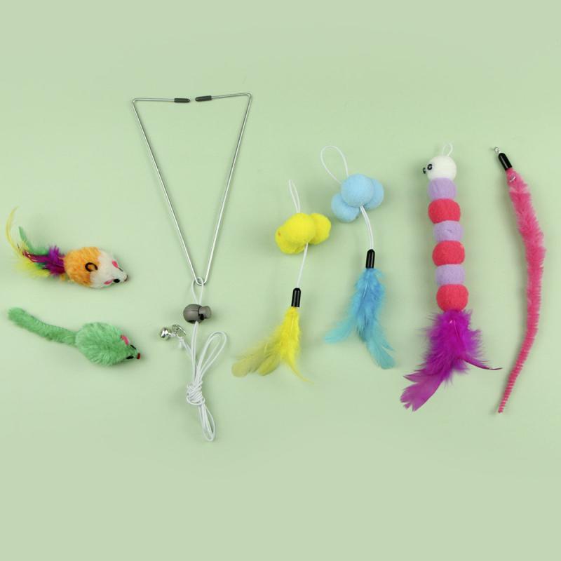 7pc Cat Teaser Toys - Interactive Teaser Toys for Cats