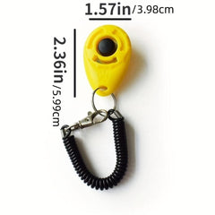 7pcs Dog Training Clicker with Wrist Strap Lightweight Pet Training Clicker